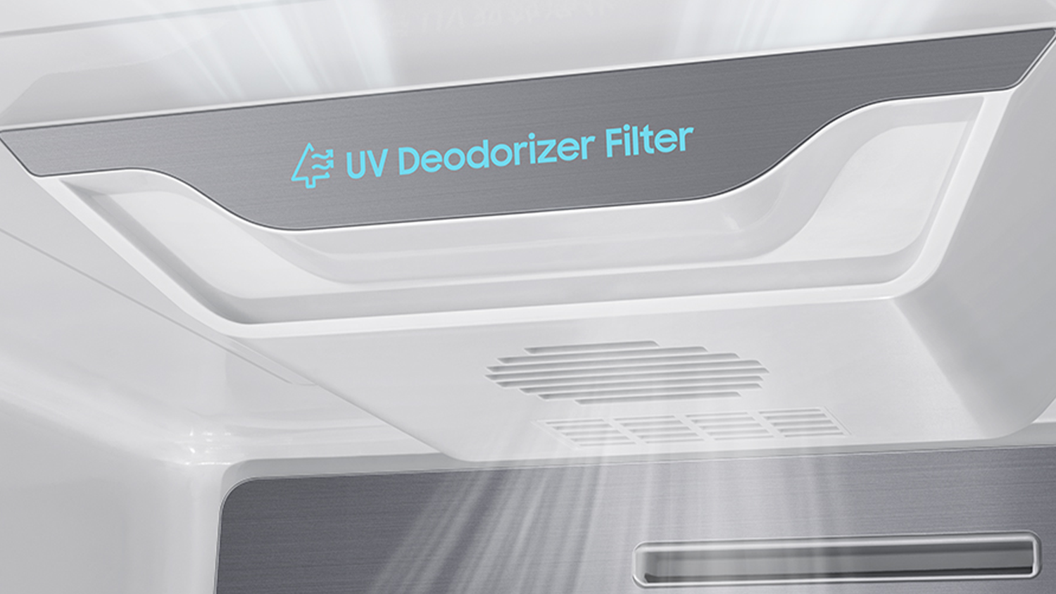 Fotka s detailem na UV deodorizačn&iacute; filtr