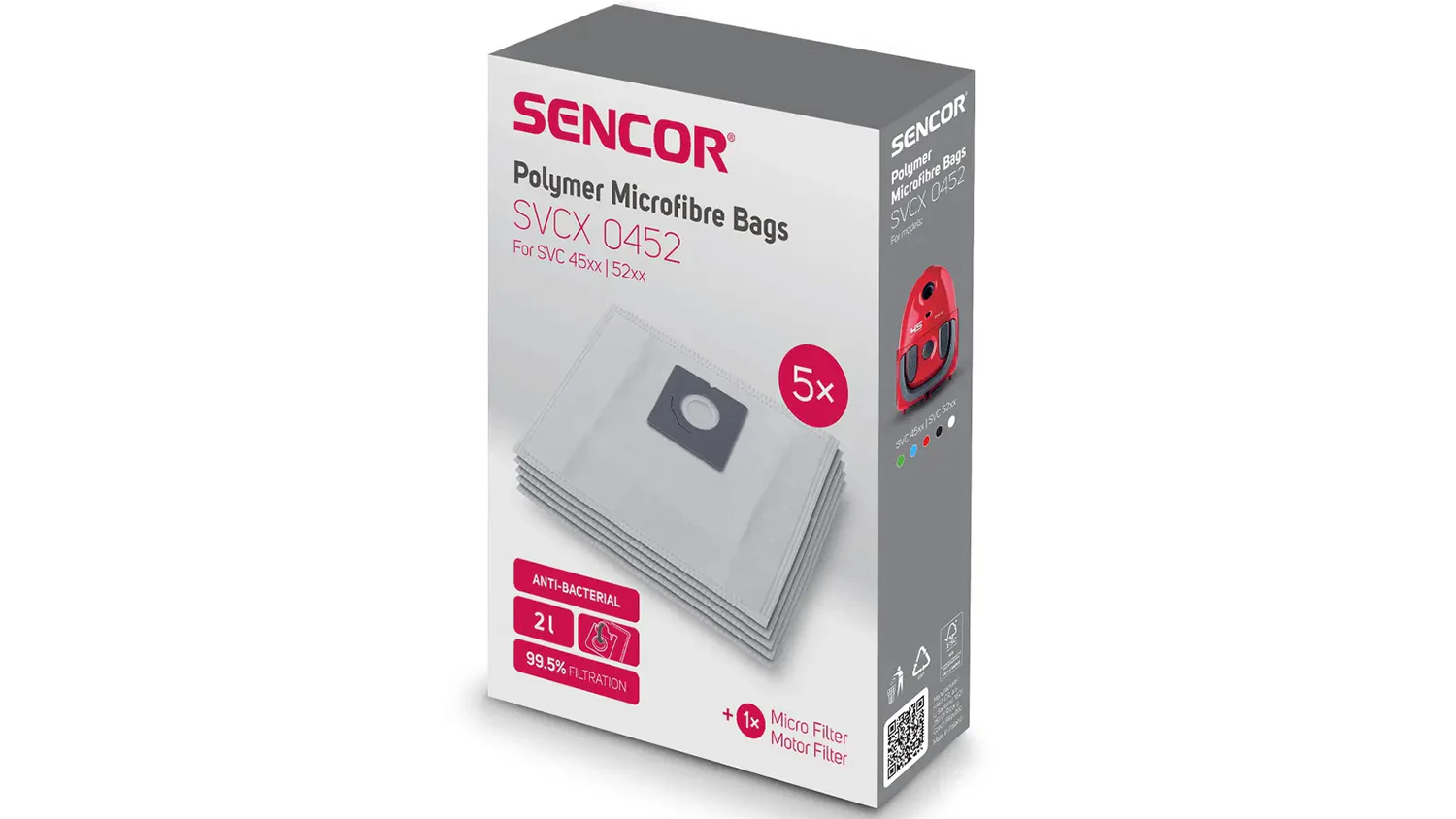 Balen&iacute; s&aacute;čku do vysavače SVC 45/52