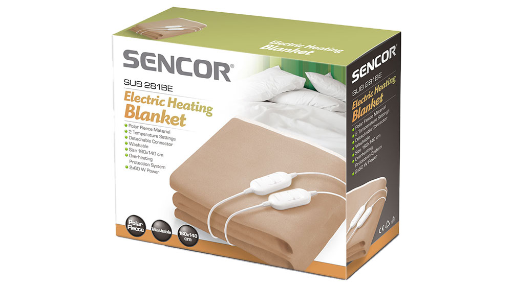 Elektrická vyhřívací deka SENCOR SUB 281BE obal_03