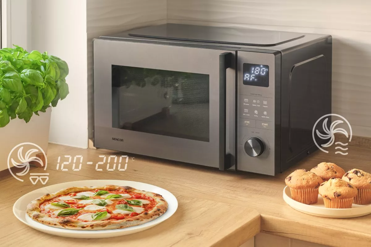 120–200 °C közötti hőmérséklet, mikrohullám és forró levegő sós ételekhez, muffinhoz és piskótához