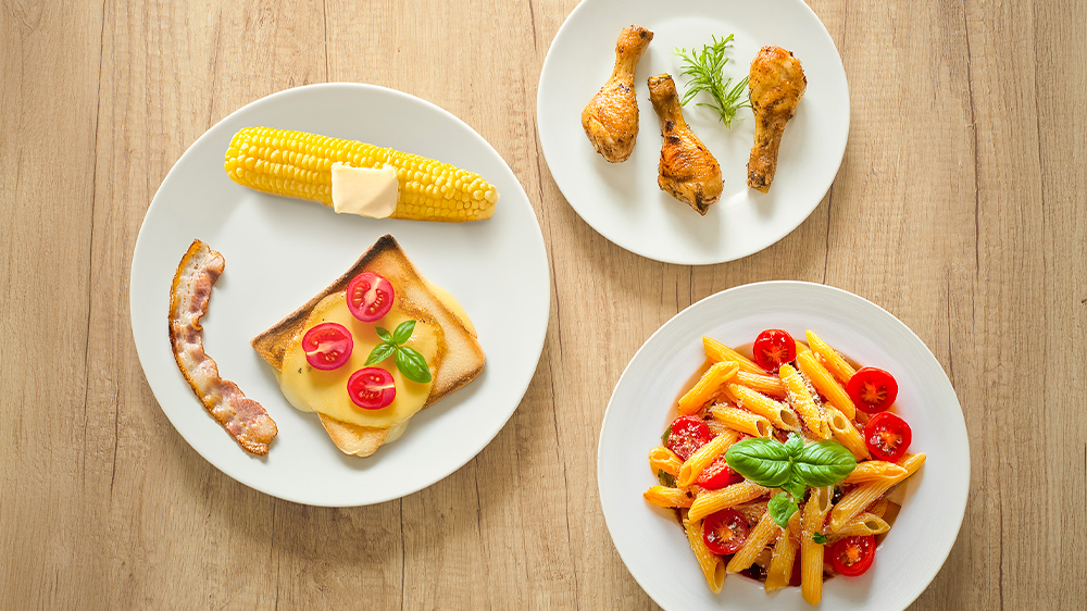 Křupavé pokrmy s funkcí grilu