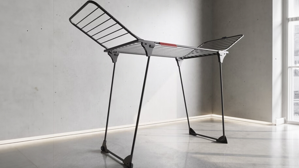 Elegantní sušák na prádlo Vileda King černý 20 m_02