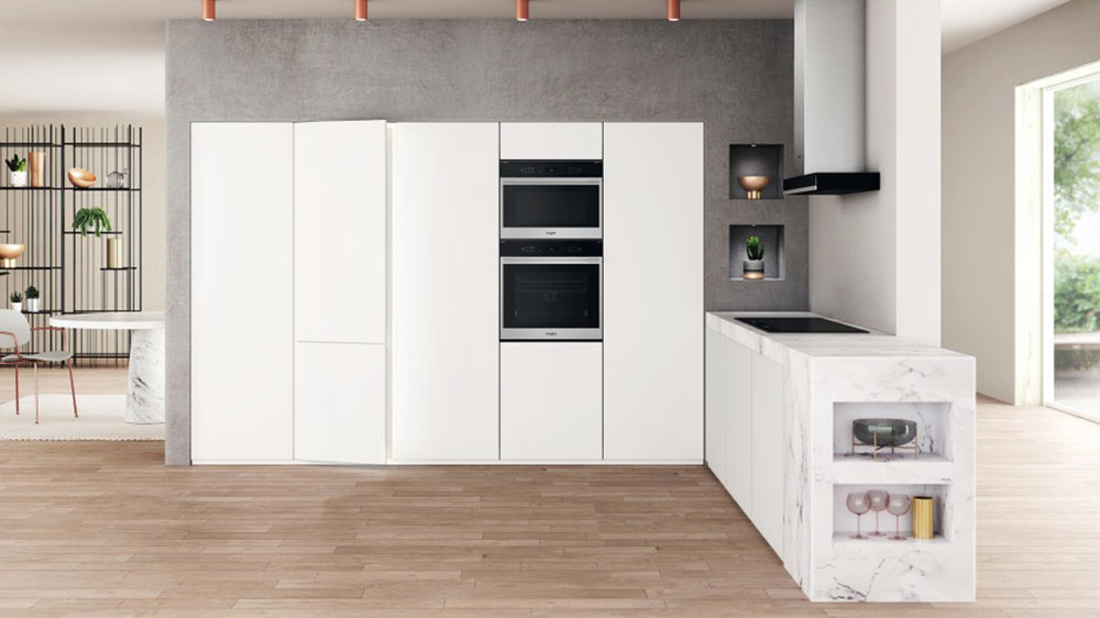 Chladnička kombi vestavná Whirlpool WHC 20T352 zabudovaná v kuchyňské lince_06