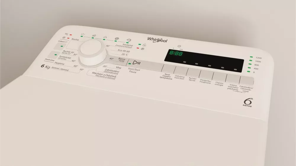 Whirlpool TDLR6240SSCS/N