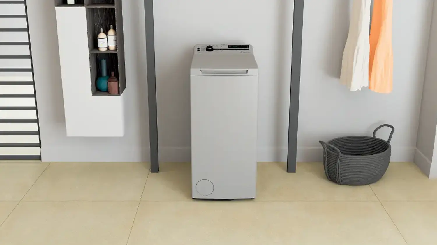 Pračka Whirlpool v interiru