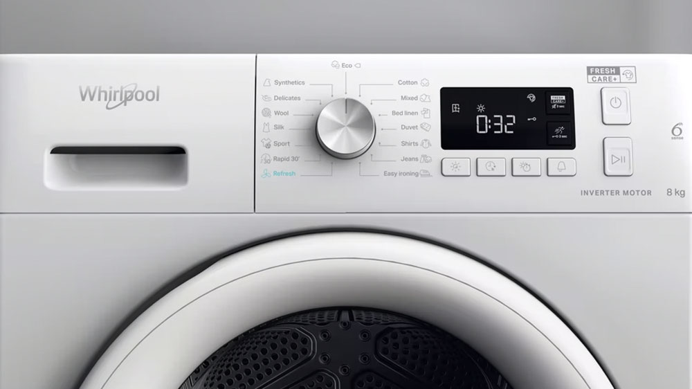 Přehledný displej sušičky prádla Whirlpool FFT M11 8X3 EE_04