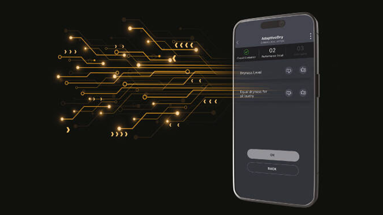 Vizualizace ovl&aacute;d&aacute;n&iacute; su&scaron;ičky přes mobiln&iacute; telefon