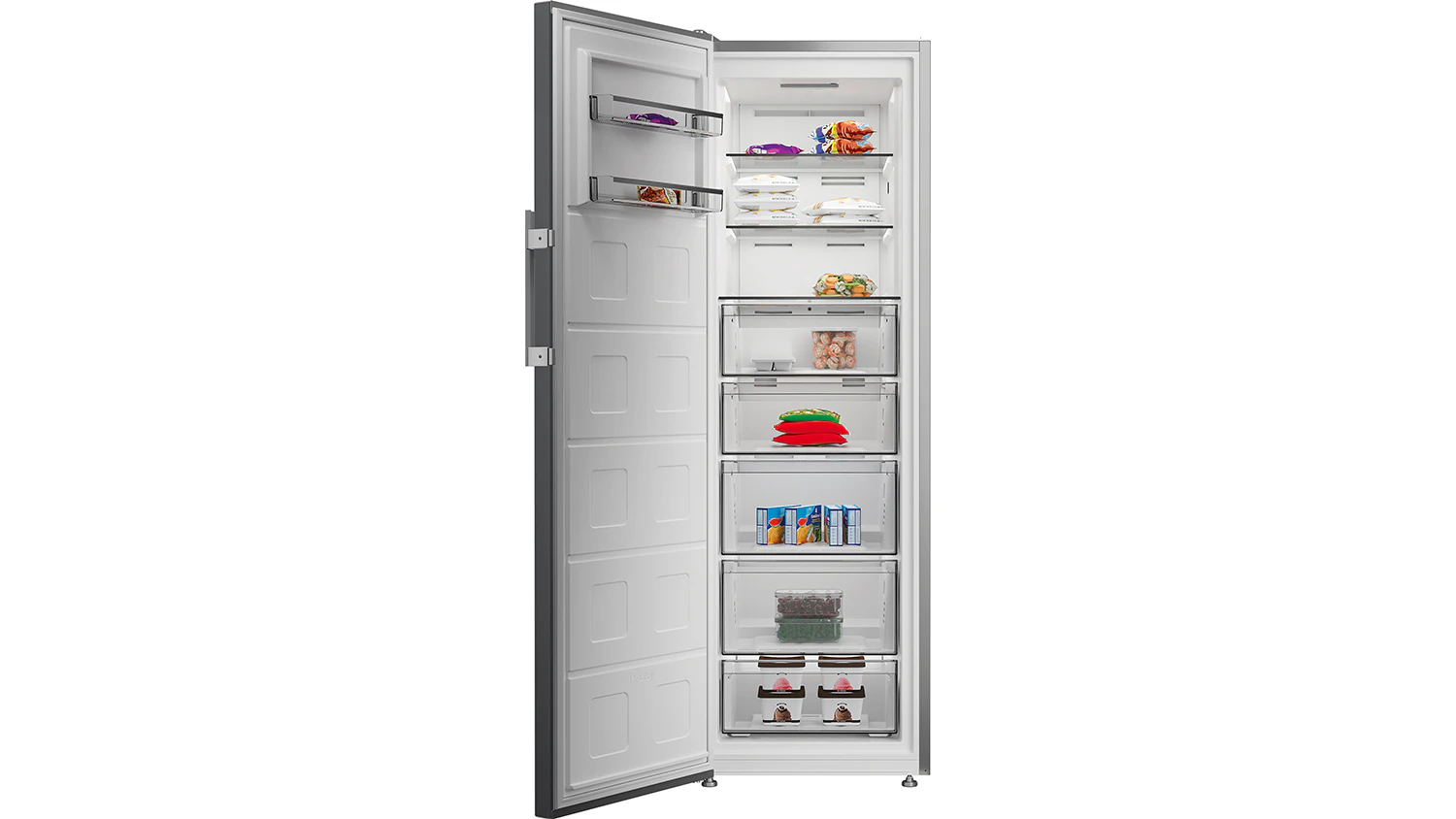 Otevřený šuplíkový mrazák Whirlpool WHMFF 6312 XP4