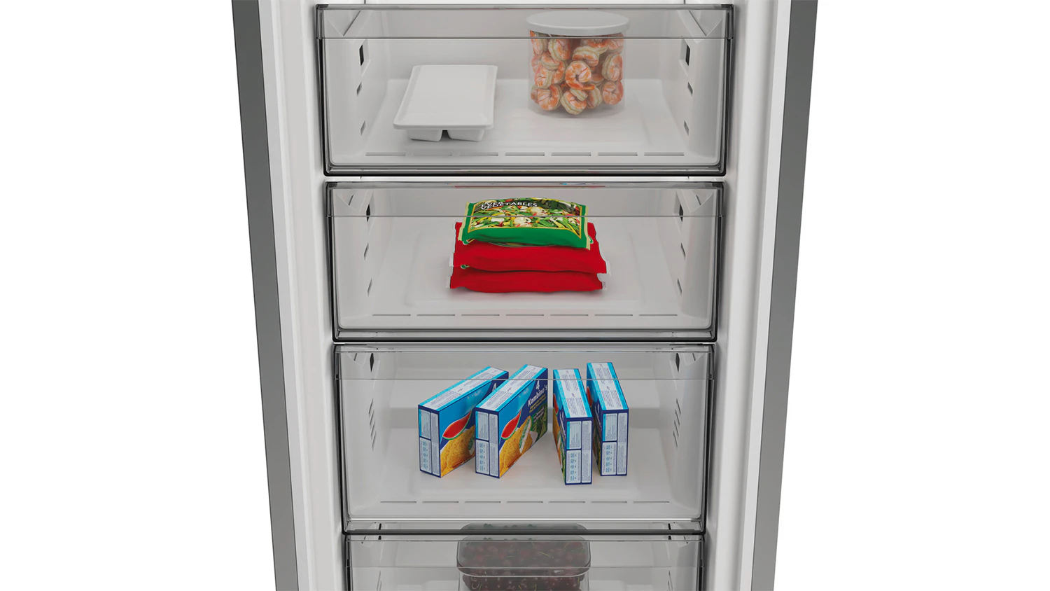 Průhledné zásuvky mrázáku Whirlpool WHMFF 6312 XP4