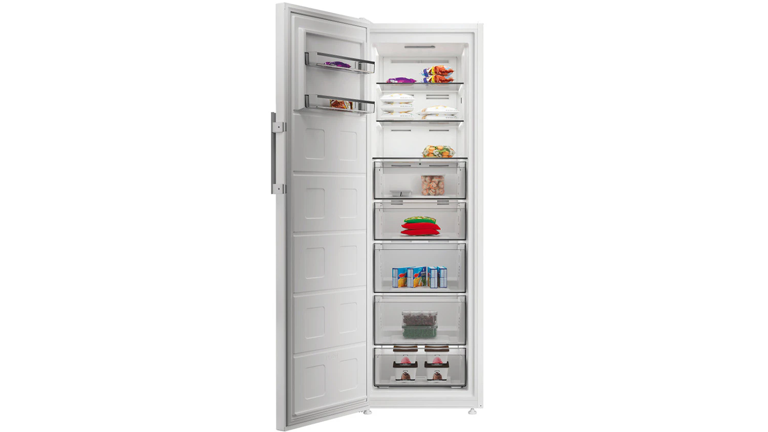Vnitřní uspořádání mrazničky Whirlpool WHMFF 6312 W4E