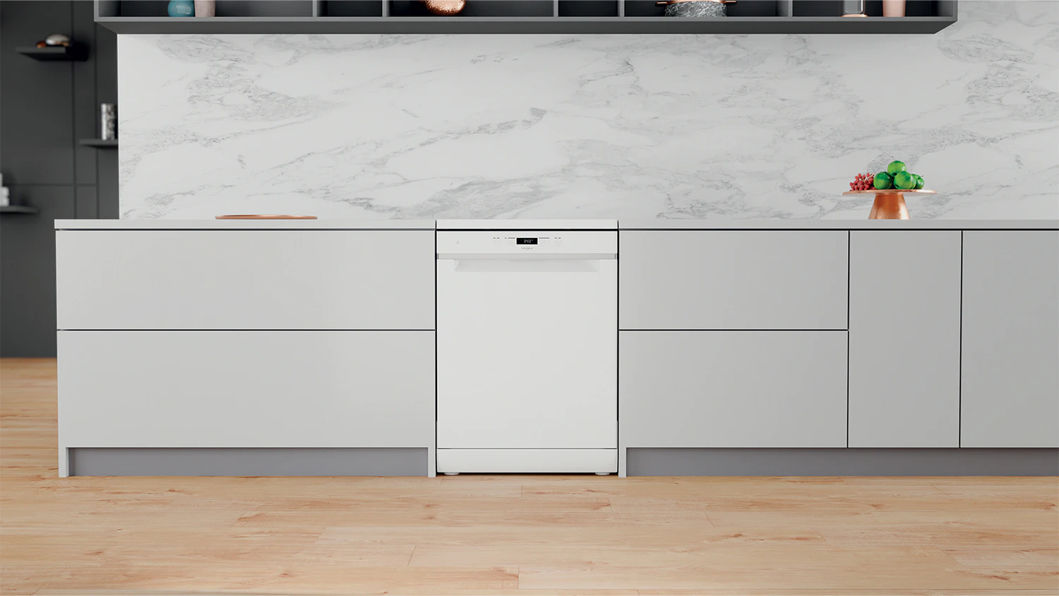 Myčka n&aacute;dob&iacute; Whirlpool souč&aacute;st&iacute; kuchyňsk&eacute; linky
