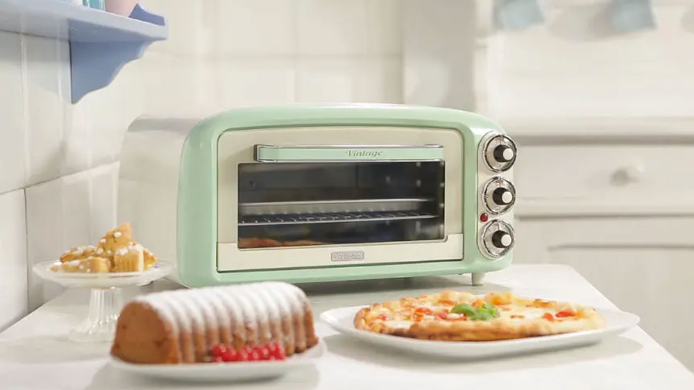 Elektrická trouba Ariete Vintage 979/04 zelená v kuchyni_02