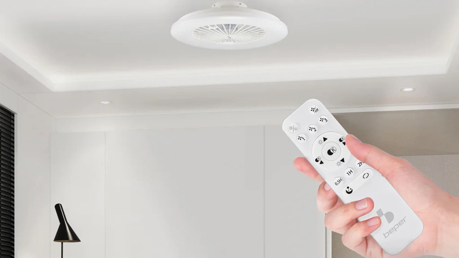 Stropn&iacute; ventil&aacute;tor Beper P206VEN640 a ovladač