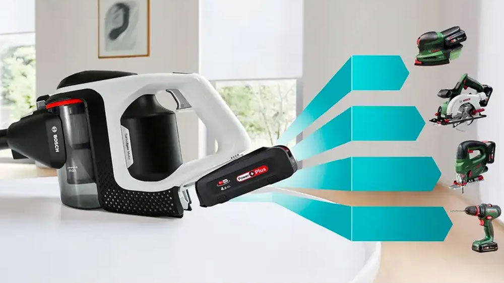 Vizualizace možností použití dobíjecí baterie Bosch BHZUB1840_03