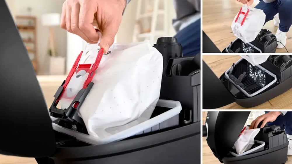 4 obrázky výměny filtrů vysavače Bosch BGB41BA1_03