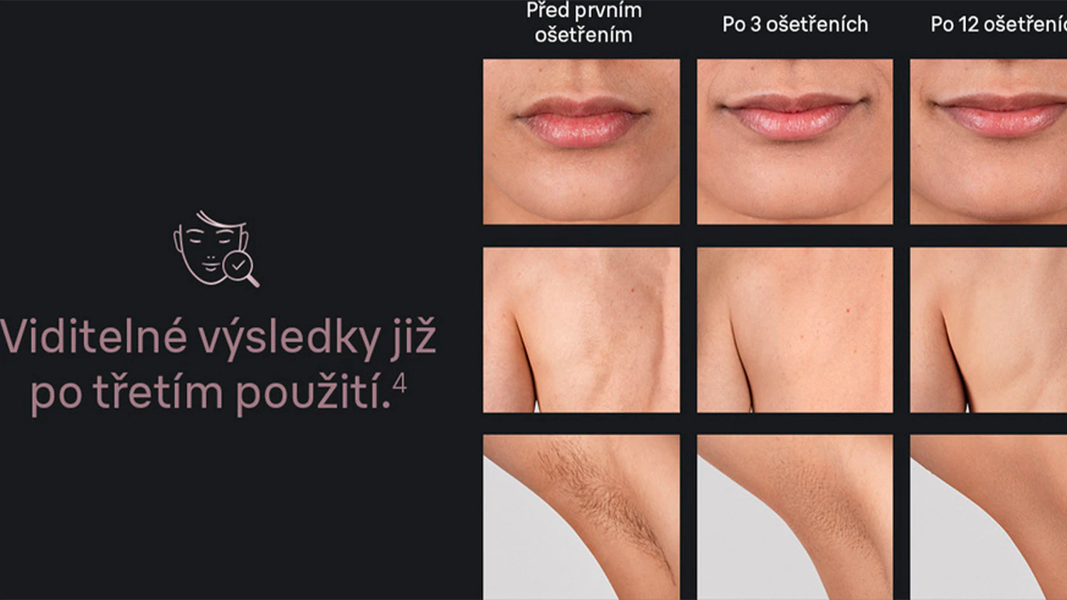 Výsledky po ošetřeních