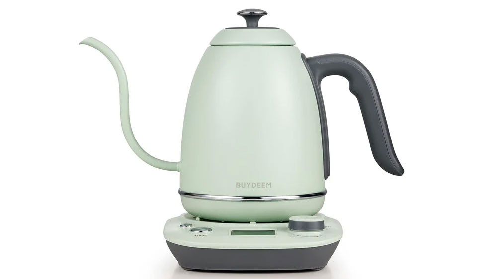 Rýchlovarná kanvica na kávu Buydeem K821 zelená_01