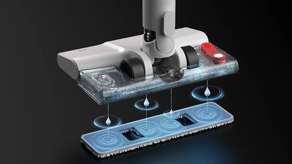 Vizualizácia mopovacej funkcie tyčového vysávača Deerma DEM-T20W_05