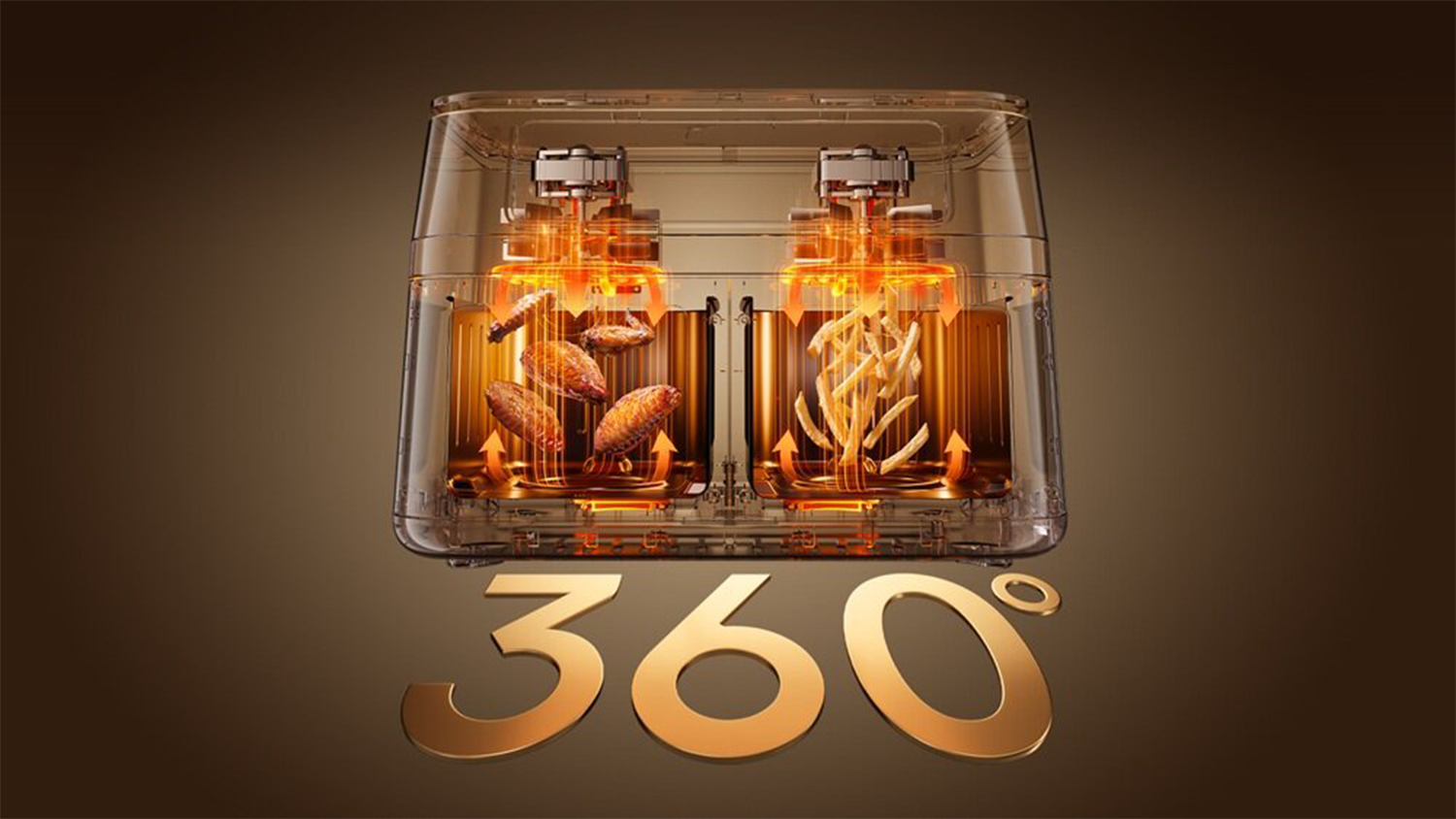 Dual-Zone Cyclonic 360° Heat