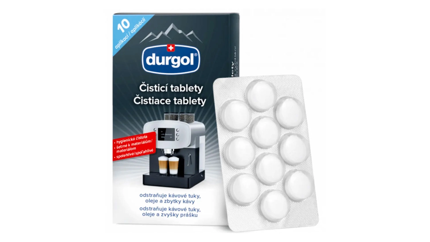 Odstraňovač vodn&iacute;ho kamene Durgol Cleaning Tablets 10 ks
