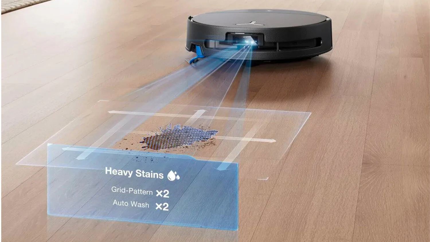 Funkce AI Stain Detection 2.0