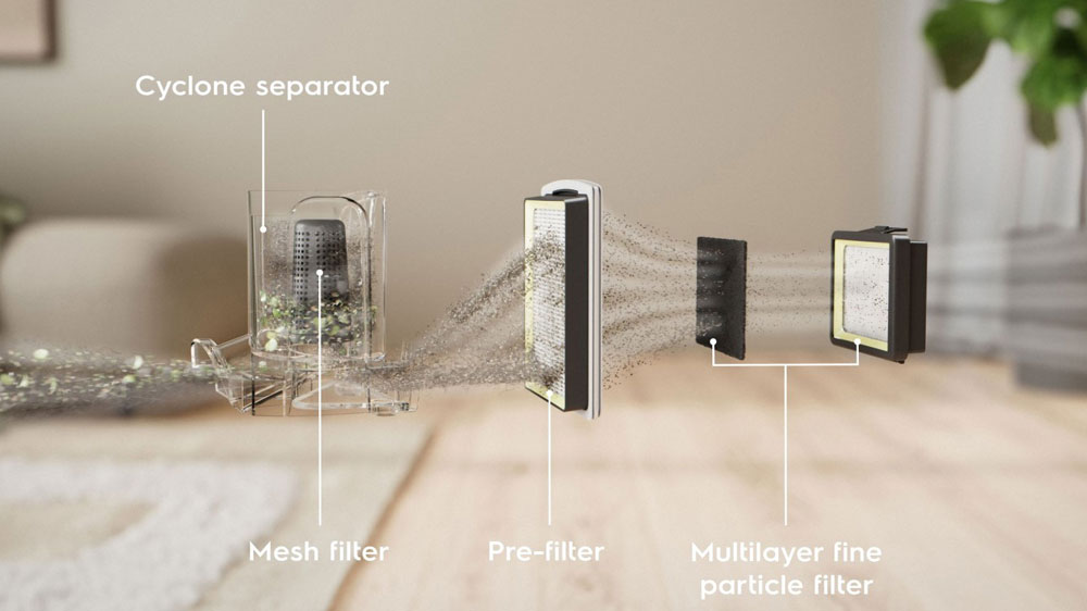 Cyklónový separátor a ďalšie súčasti vysávača Electrolux_04