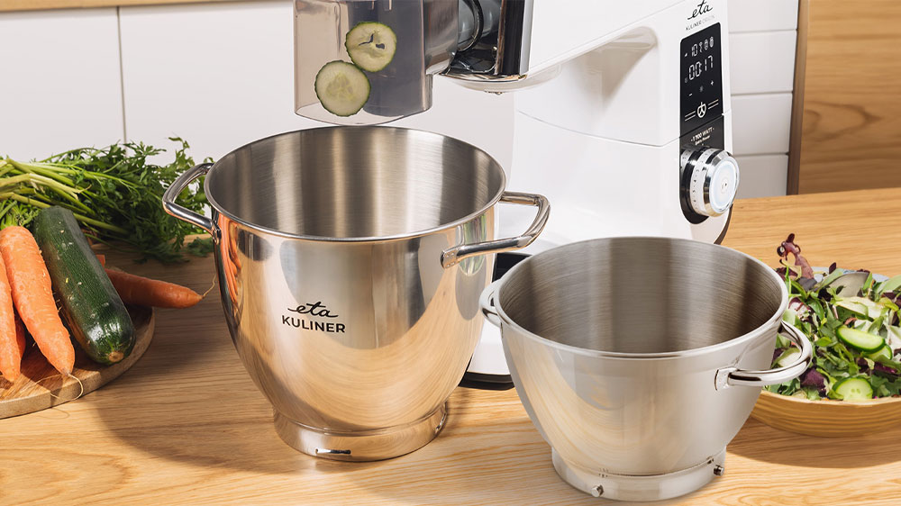 Nerezové mísy u kuchyňského robota ETA Gratus Kuliner_03