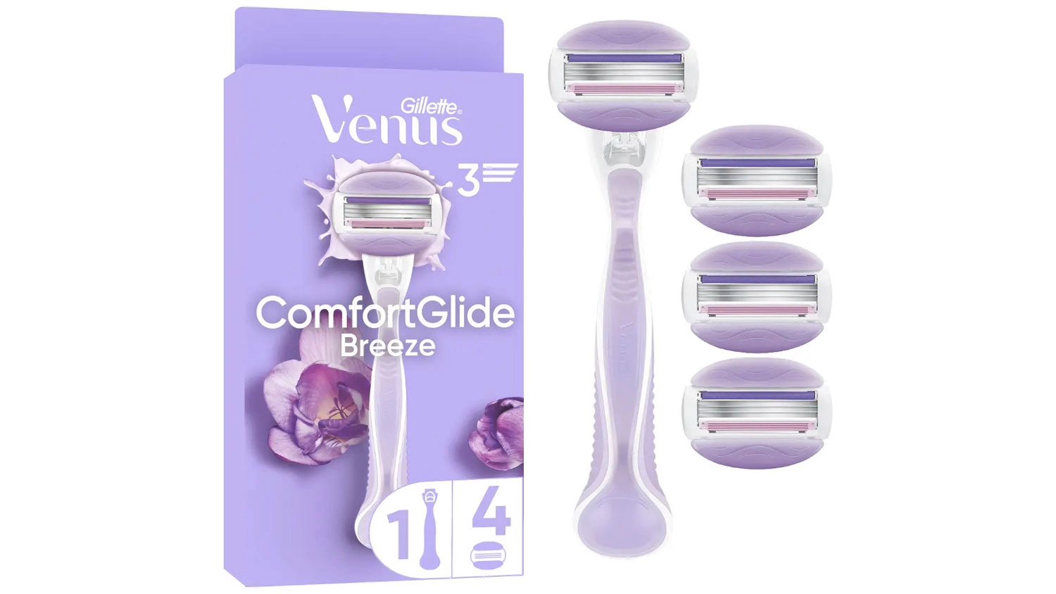 Dámsky holiaci strojček Gillette Venus Comfort + Head 4 ks
