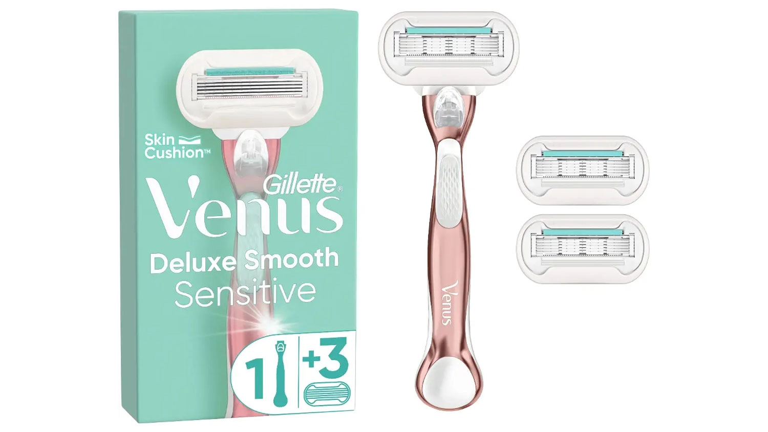 Dámský holící strojek Gillette Venus Deluxe + Head 3 ks