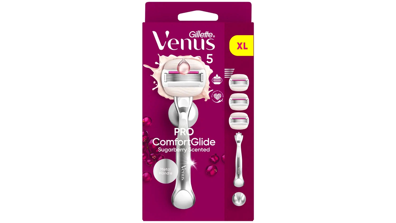 D&aacute;msky holiaci strojček Gillette Venus Pro ComfortGlide Coconut + 3 n&aacute;hradn&eacute; hlavice