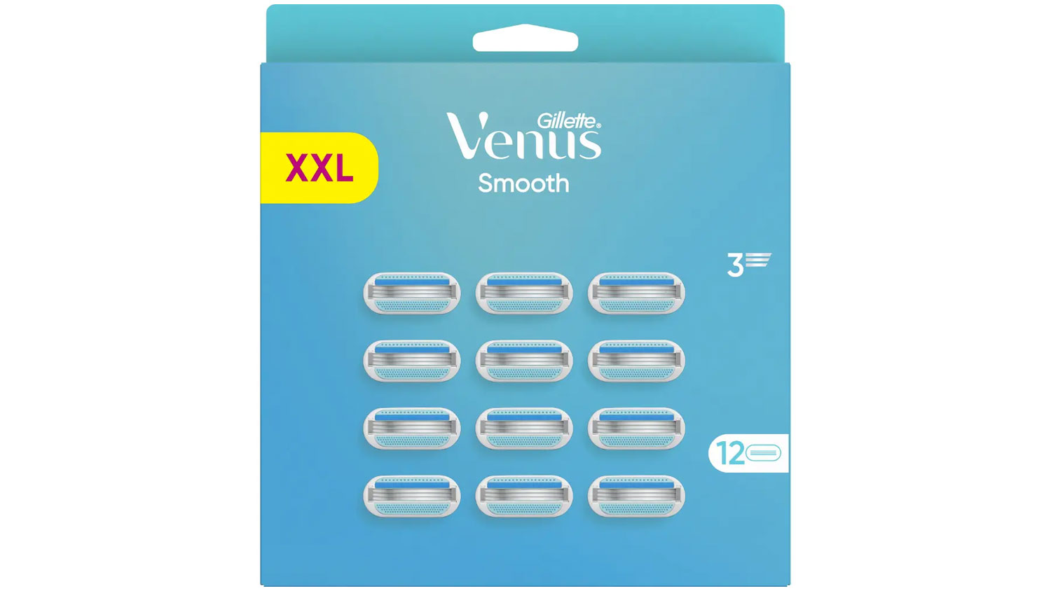 Náhradné holiace hlavice Gillette Venus Smooth 12 ks