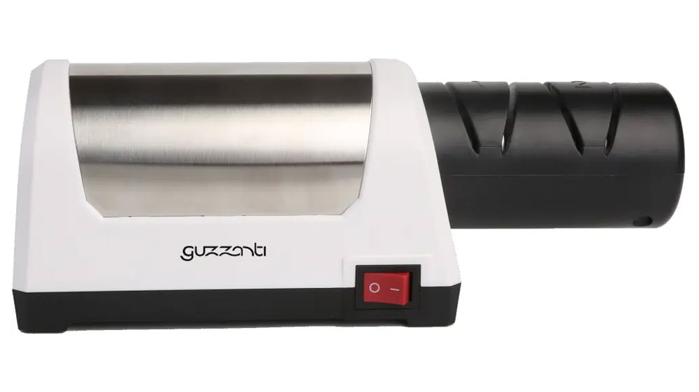 Černo-bílý elektrický brousek na nože Guzzanti GZ 005_01