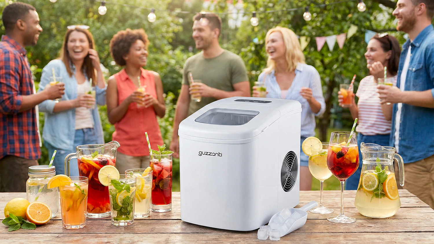V&yacute;robn&iacute;k ledu Guzzanti GZ 125W na zahradě