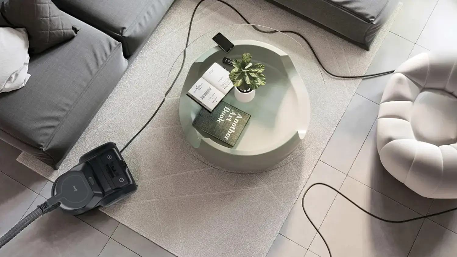 Vysávanie na koberci vysávačom HOOVER HP210P 011 HP2 PET