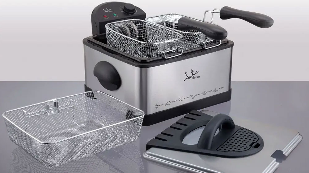 Olejová fritéza Jata FR 700 má 3 samostatné koše_04