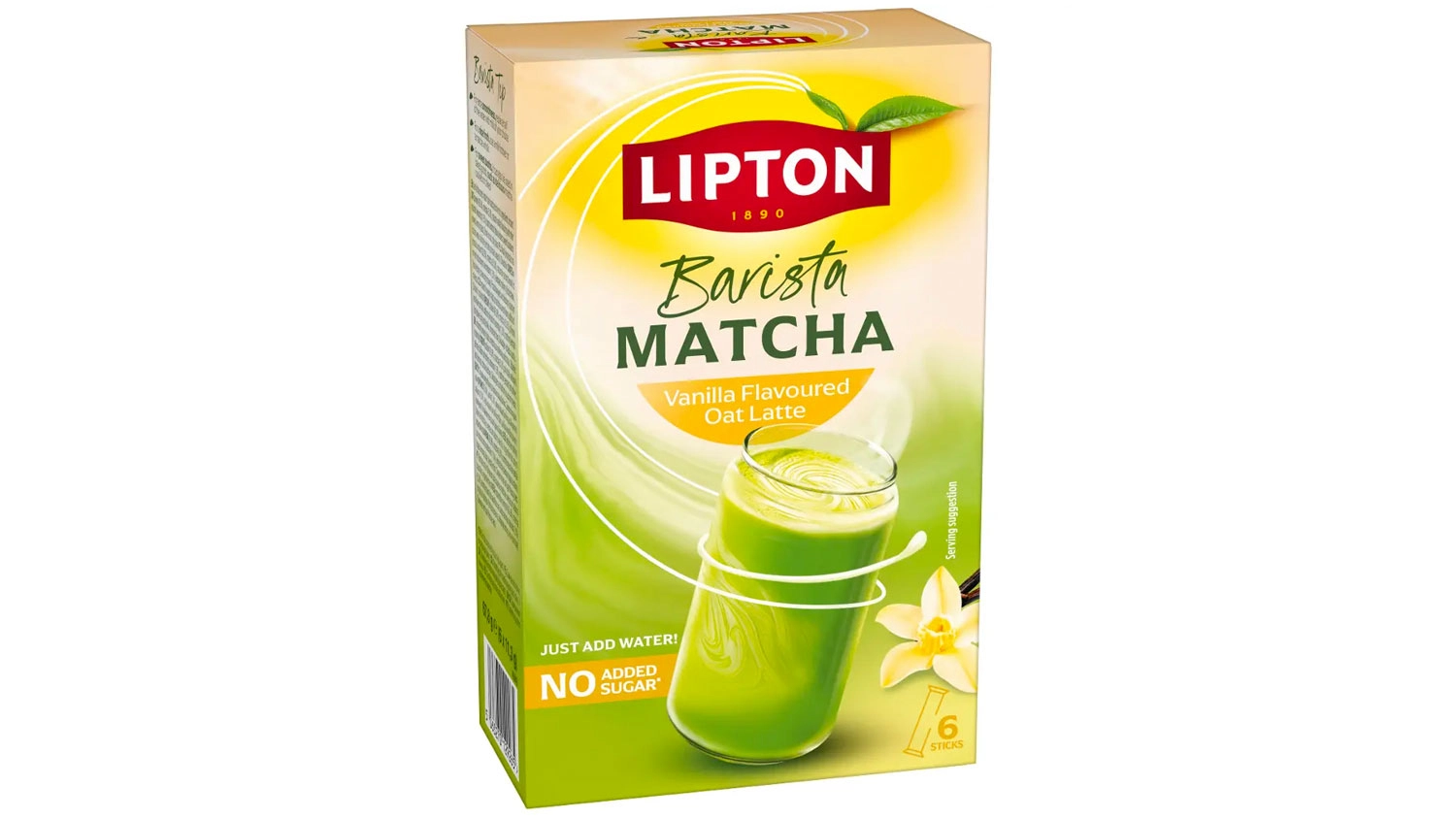 Matcha Lipton Barista Vanilla Flavoured Oat Latte