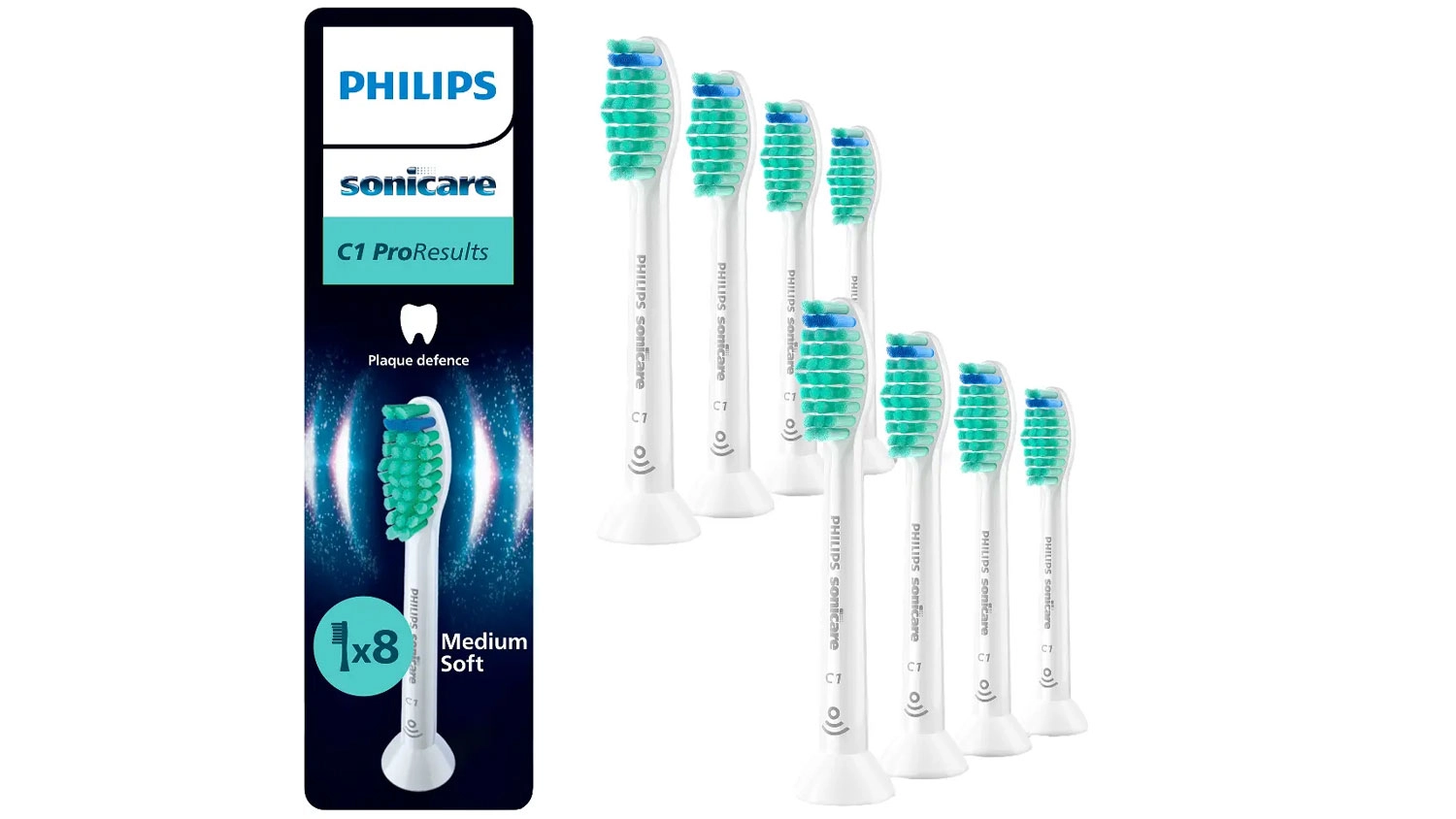 Náhradní hlavice kartáčku Philips HX6018/87 8 ks