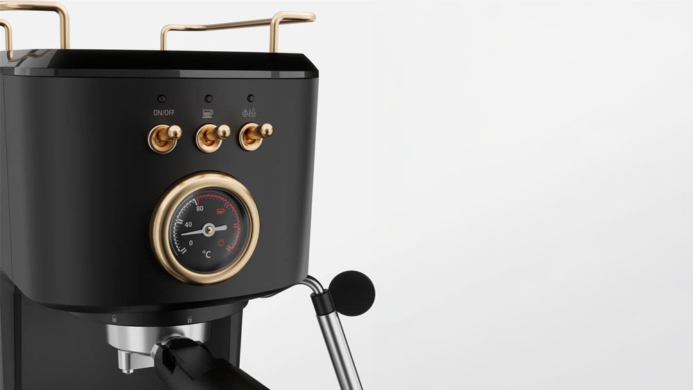 Tlačítkový ovládací panel pákového espressa Solac CE4481_03