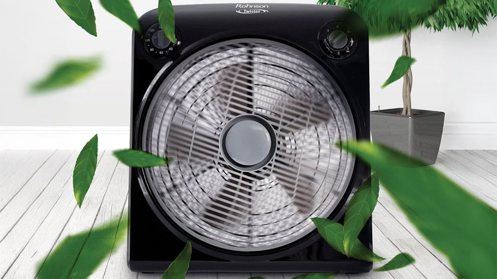 Ventilátor ventilátor Rohnson Twister R-8200 s létajícím listím_02