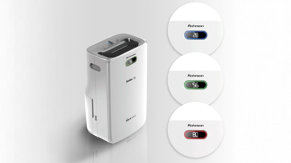 Odvlhčovač vzduchu Rohnson R-95020 se světelnou indikací_04