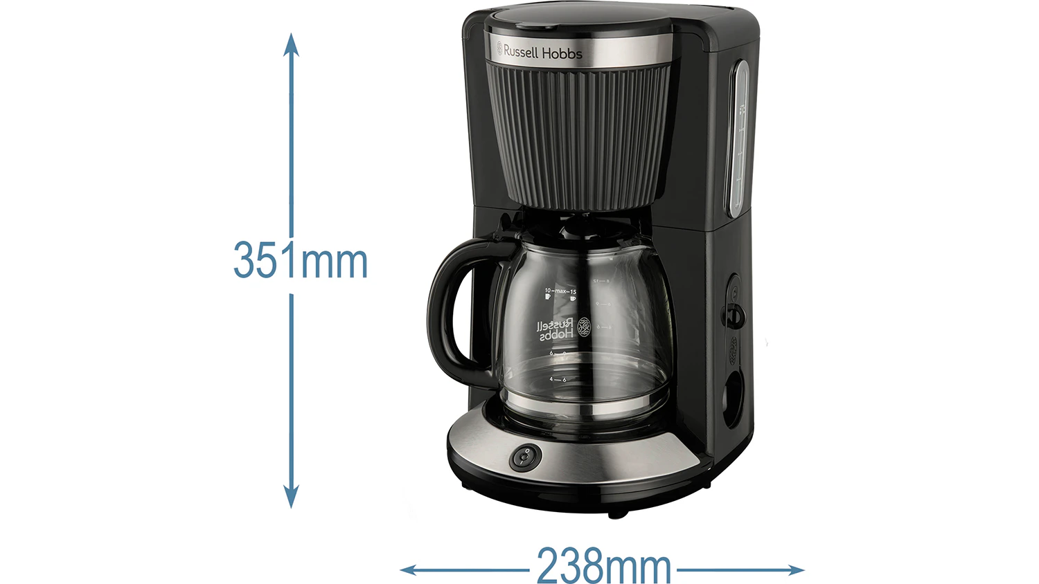 Rozmery kávovaru Russell Hobbs