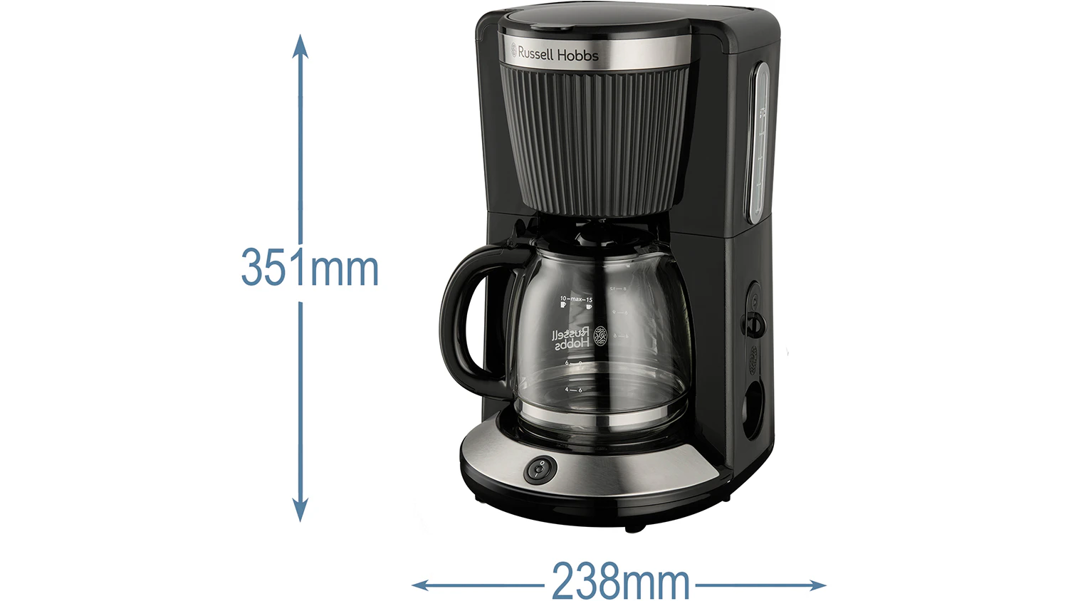 Rozmery kávovaru Russell Hobbs