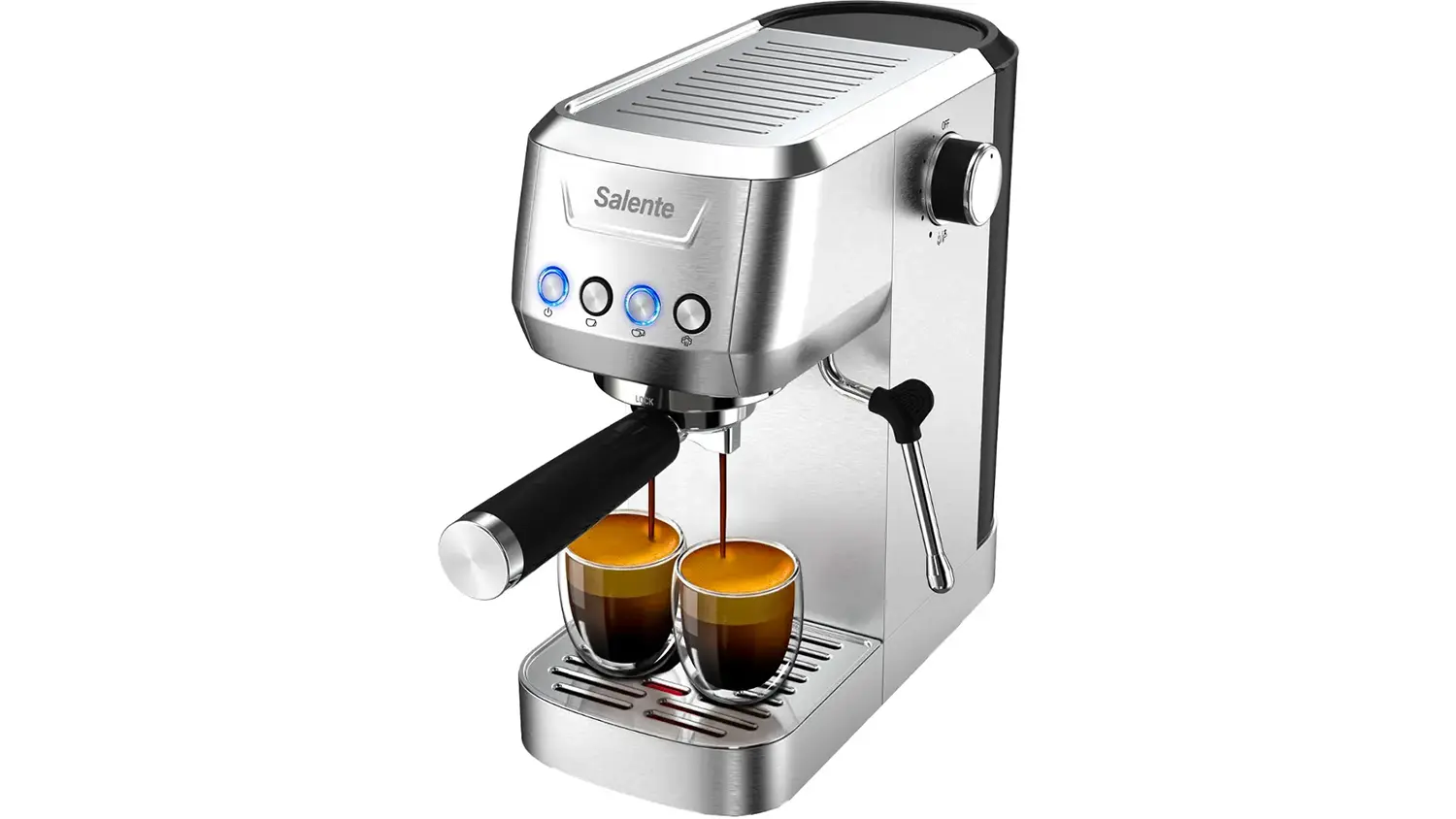 Pákový kávovar Salente Coffio Stainless Steel