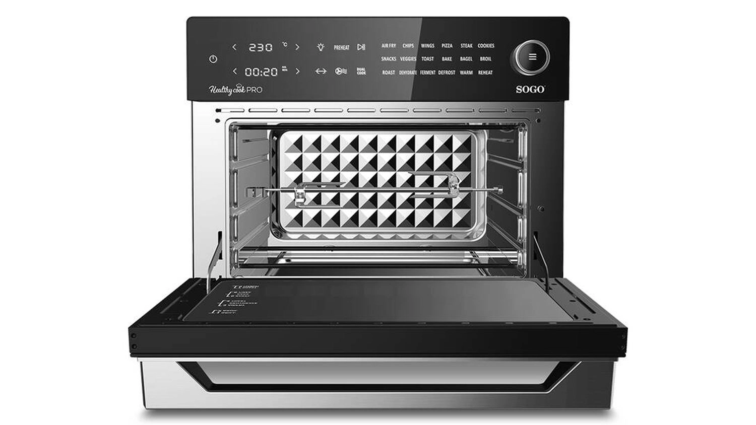 Otevřená horkovzdušná fritéza SOGO SS-10495