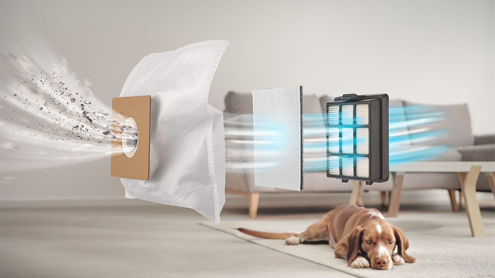 Vysavač, který se stará o kvalitu vzduchu