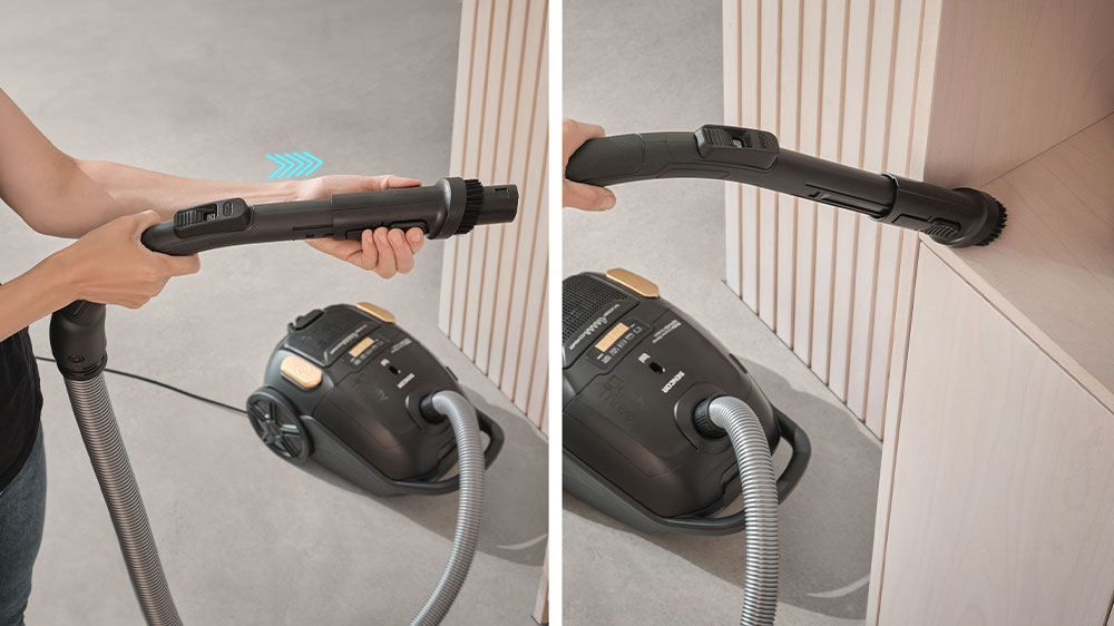 Praktická prachovka přímo v hubici