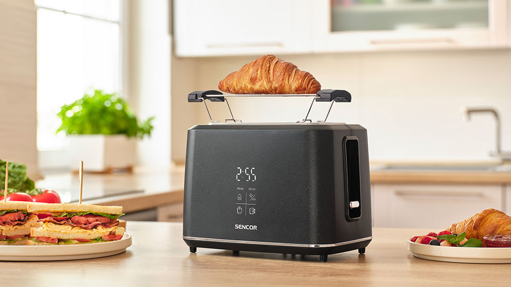 Rozpeče i větší kousky pečiva