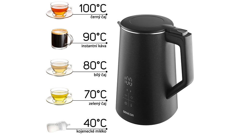 Nastavte si přesnou teplotu