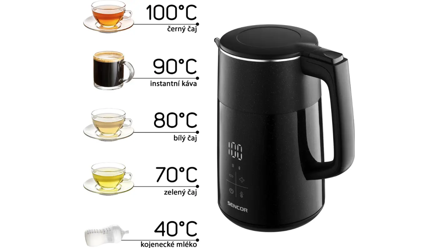 Sencor SWK 0610BK &ndash; bez vodn&iacute;ho kamene