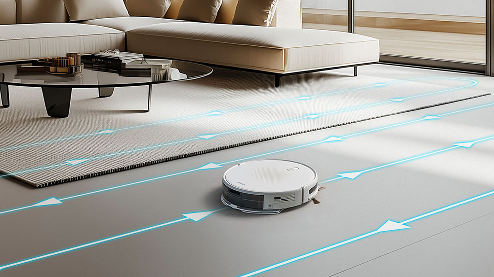 Chytrá navigace pro efektivní úklid